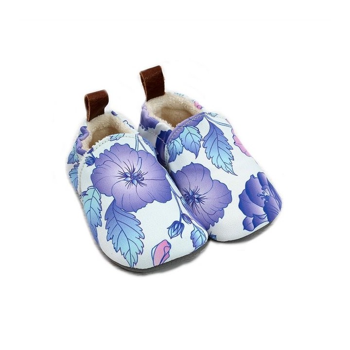 POLOLO Kinderschuhe Seaqual, Hausschuh aus Upcycling-Meeresplastik, Bio Baumwolle