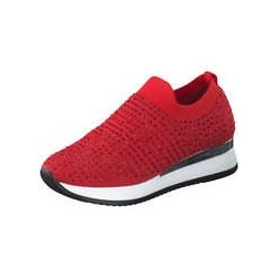 Barbarella Slip On Sneaker Damen rot|rot