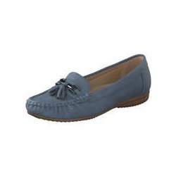smiling for feet Mokassin Damen blau|blau