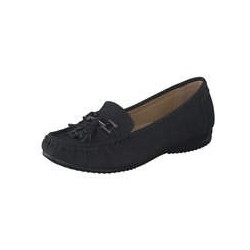 smiling for feet Mokassin Damen schwarz|schwarz|schwarz