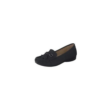 smiling for feet Mokassin Damen schwarz|schwarz|schwarz