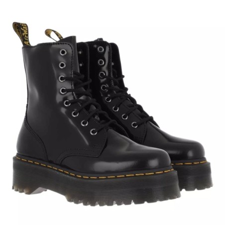 Stiefeletten schwarz Schnürstiefel 36