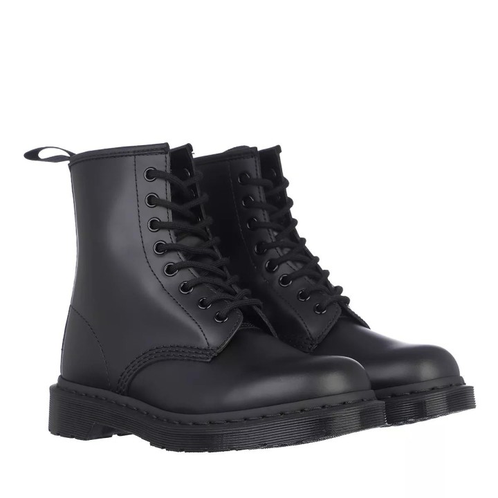 Stiefeletten schwarz Schnürstiefel 37