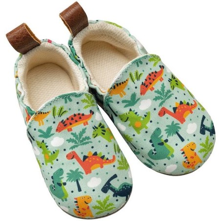 POLOLO Kinderschuhe Seaqual, Hausschuh aus Upcycling-Meeresplastik, Bio Baumwolle
