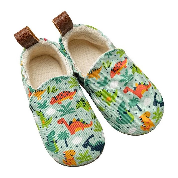 POLOLO Kinderschuhe Seaqual, Hausschuh aus Upcycling-Meeresplastik, Bio Baumwolle