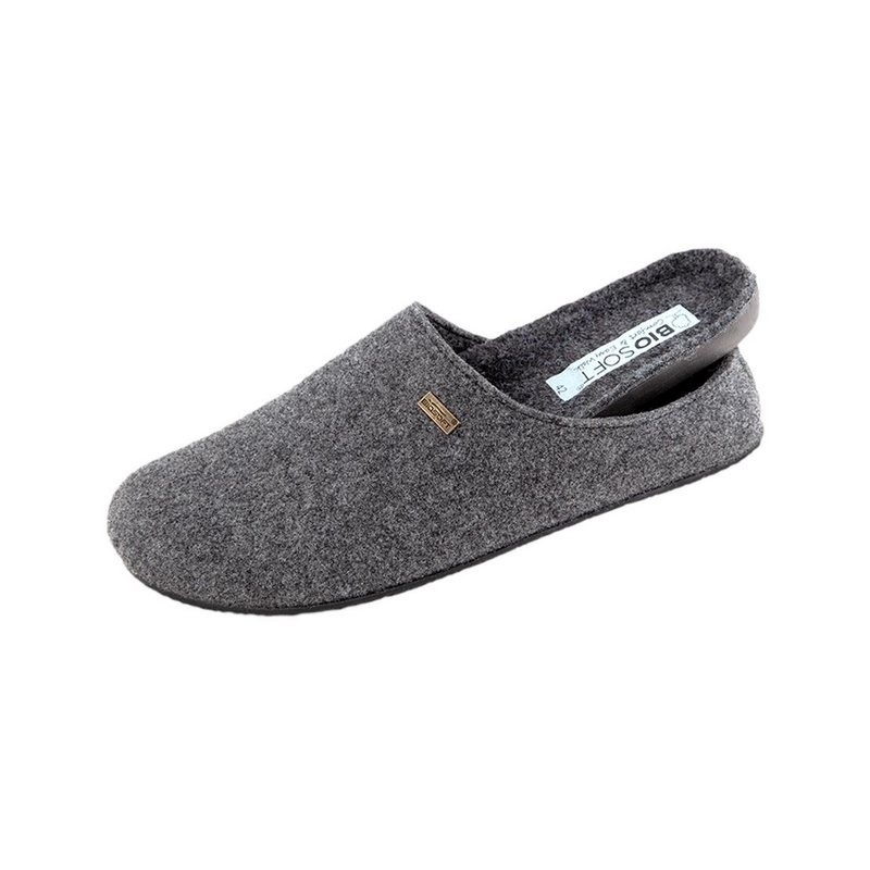 Biosoft Comfort & Easy Walk Biosoft Filz Hausschuhe Herren Größe 42 - 46 Mister Cosy, Hausschuhe Hausschuh
