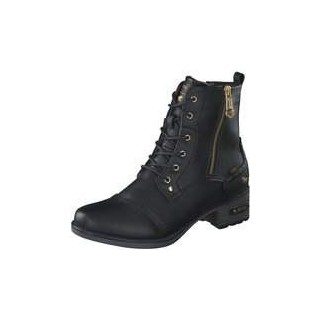 Mustang Schnürstiefelette Damen schwarz|schwarz