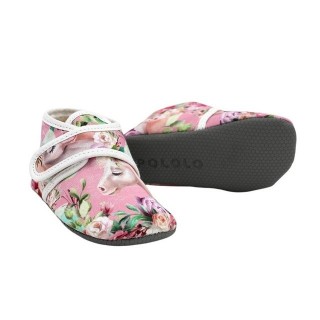 POLOLO Kinderschuhe Cosy aus Seaqual Yarn, Kinder Hausschuh nachhaltige Kinderschuhe aus Seaqual Yarn