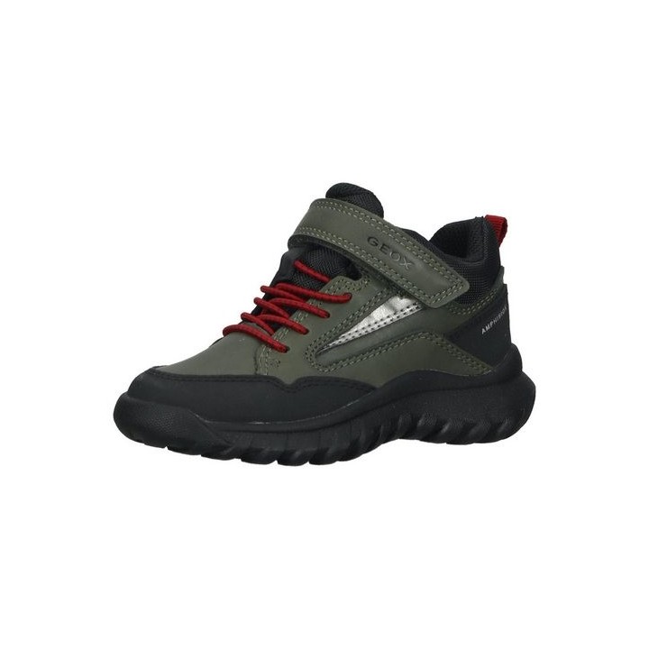 Geox Wanderschuhe Lederimitat/Textil Trekkingschuh