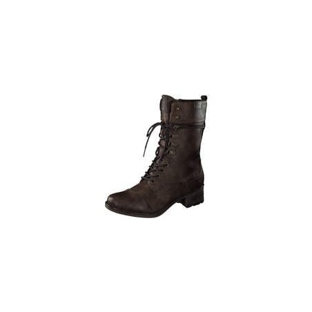 Mustang Schnürstiefelette Damen braun|braun