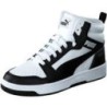 PUMA Rebound V6 Mid Jr Sneaker Mädchen|Jungen weiß|weiß|weiß|weiß|weiß