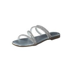 Leone Pantolette Damen silber|silber|silber
