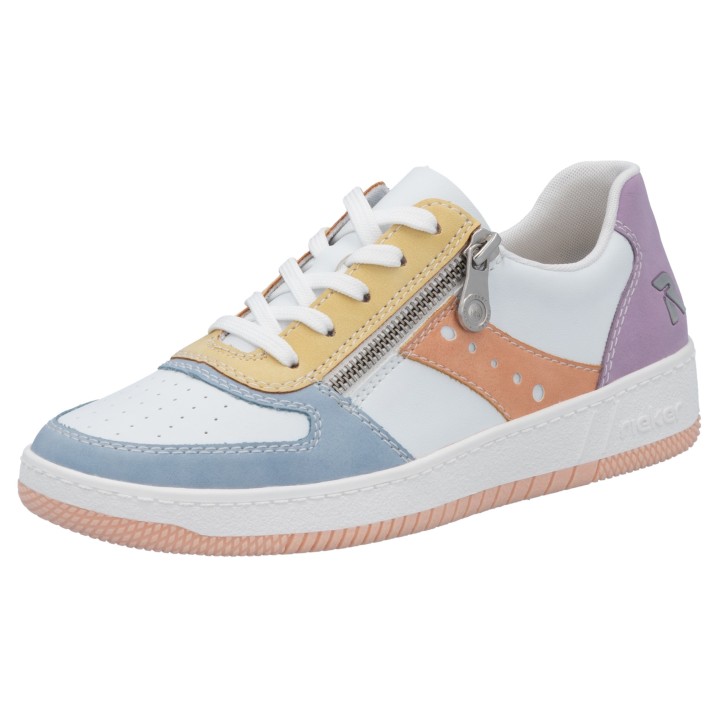 RIEKER Sport Sneaker, in aktueller Farbkombination, Freizeitschuh, Halbschuh, Schnürschuh
