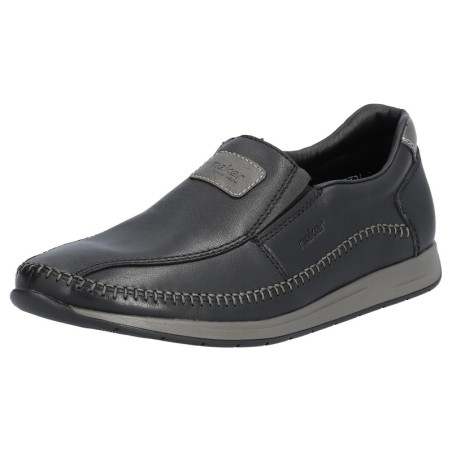 Rieker Slipper, Mokassin, Loafer, Komfortschuh mit aufwendiger Rahmennaht