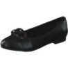 Marco Tozzi Ballerina Damen schwarz|schwarz