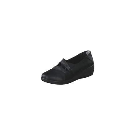 Charmosa Slipper Damen schwarz|schwarz|schwarz