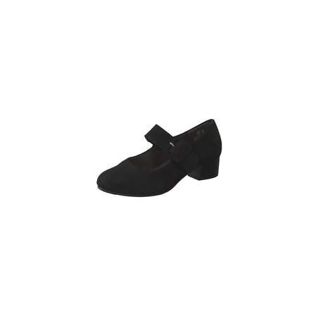 Jana Spangenpumps Damen schwarz|schwarz