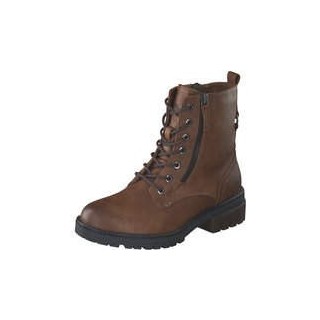 Mustang Schnür Boots Damen braun|braun|braun