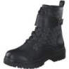 Tom Tailor Schnür Boots Damen schwarz|schwarz