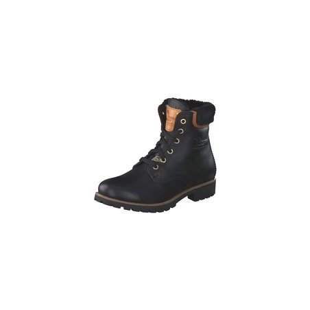 Panama Jack 03 Igloo Trav B2 Schnür Boots Damen schwarz|schwarz