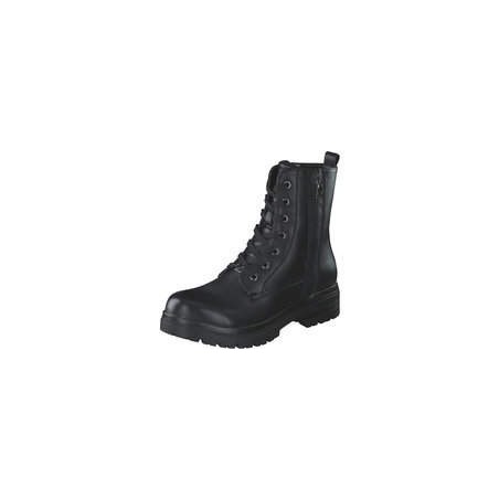 Tom Tailor Schnür Boots Damen schwarz|schwarz|schwarz