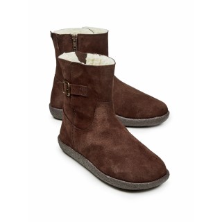 Reißverschluss-Bootie Naturform