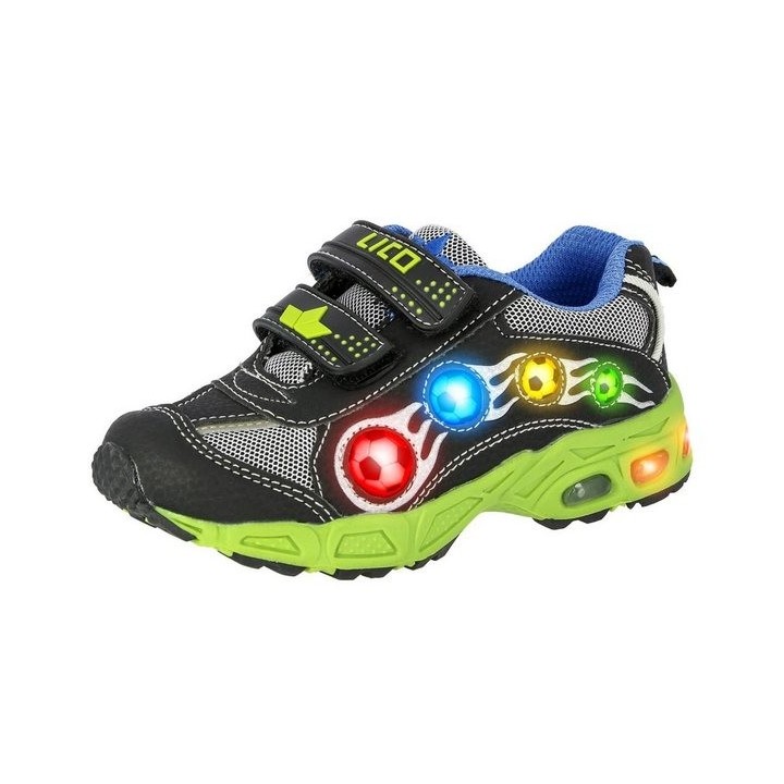 Lico Blinkschuhe Adrian V Blinky Klettschuh