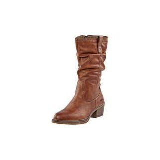 Mustang Cowboystiefel Damen braun|braun