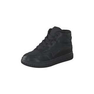 s.Oliver Zebra Schnür Boots Mädchen schwarz|schwarz