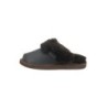 Hollert Hausschuh Damen Lammfell Hausschuhe Malibu Dunkelbraun