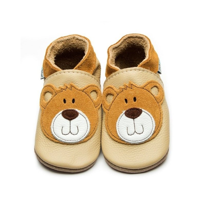 Inch Blue Inch Blue Babyschuhe Teddy Cream Lauflernschuh