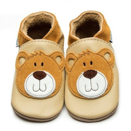 Inch Blue Inch Blue Babyschuhe Teddy Cream Lauflernschuh