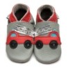 Inch Blue Inch Blue Babyschuhe Firetruck Grey/Red Lauflernschuh