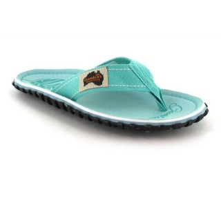 Gumbies Nachhaltiger Zehentrenner im Boho Mint Design Hausschuh aus nachhaltigem Material