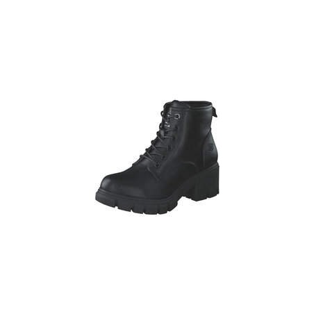 Dockers Schnürstiefelette Damen schwarz|schwarz