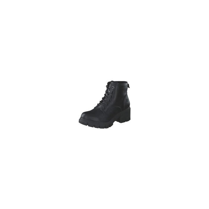 Dockers Schnürstiefelette Damen schwarz|schwarz