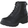 Dockers Schnürstiefelette Damen schwarz|schwarz