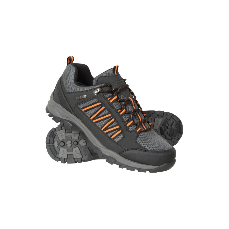 Path Wasserdichte Herrenschuhe - Schwarz