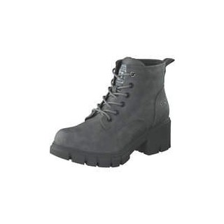 Dockers Schnürstiefelette Damen grau|grau