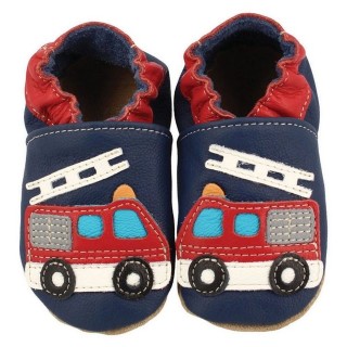 Beck Krabbelschuh Feuerwehr Krabbelschuh (weiche, leichte, flexible Lauflernschuhe, für die allerersten Schritte im Leben) ch