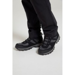 Mcleod Herren-Wanderstiefel mit weiter Passform - Schwarz