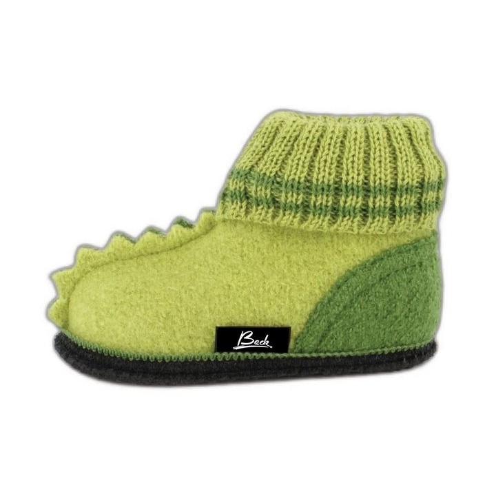 Beck Hüttenschuh Nessi Hüttenschuhe (aus Österreich, für warme Füße in Kita, Schule, Zuhause) atmungsaktiv, wärmeausgleichend