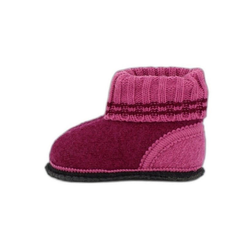 Beck Hüttenschuh Oetz Hüttenschuhe (aus Österreich, reine Schurwolle, für Kinder, Damen und Herren) atmungsaktiv, rutschfeste