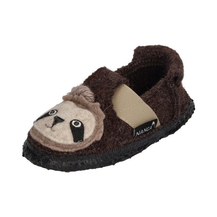 NANGA SHAGGY SLOTH Hausschuh Braun