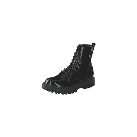 smiling for feet Schnür Boots Damen schwarz|schwarz