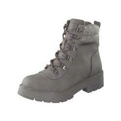 Tom Tailor Schnür Boots Damen grau|grau