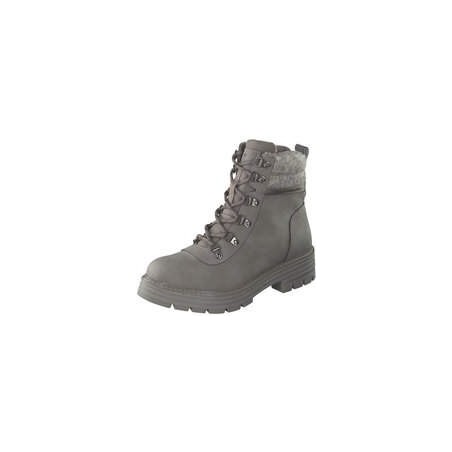 Tom Tailor Schnür Boots Damen grau|grau
