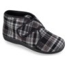 PADERO Herren Klettschuhe Hausschuh weit geschnitten
