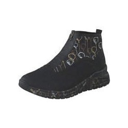 Rieker Sneaker Bootie Damen schwarz|schwarz