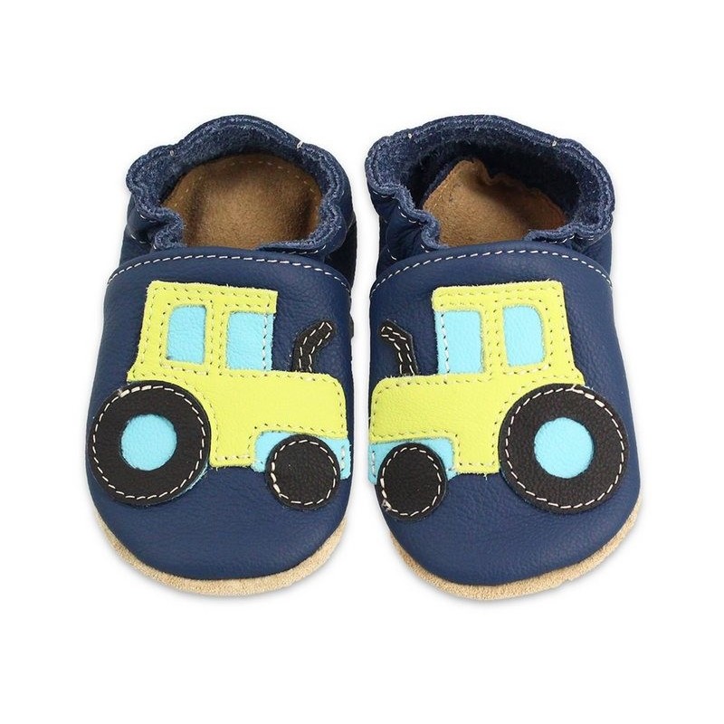 Beck Krabbelschuh Trecker Krabbelschuh (weiche, leichte, flexible Schuhe, für die allerersten Schritte) weiches chromfrei geg